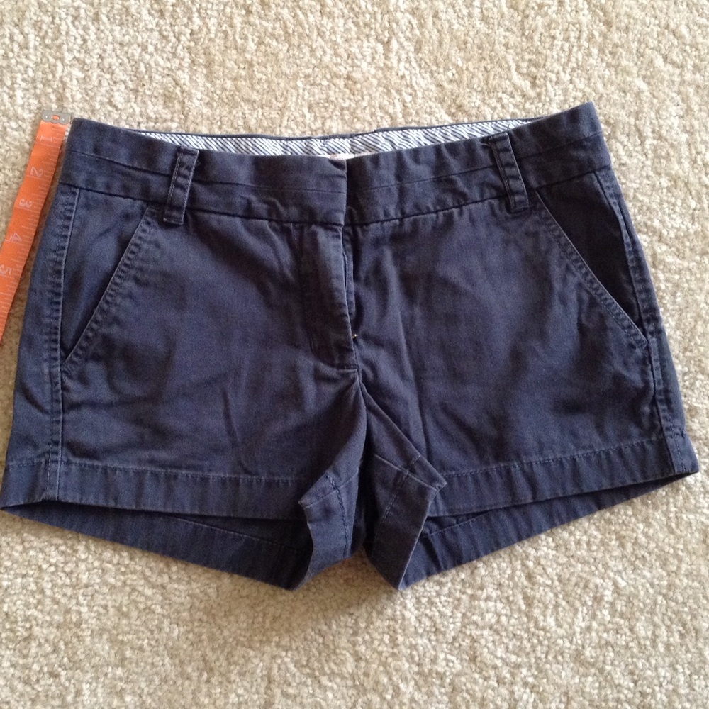 J. Crew Blue Chino Shorts